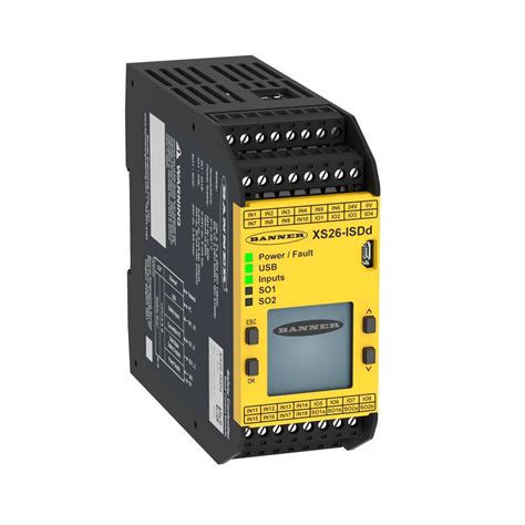 BANNER XS26-ISDdExpandable Safety Controllers– Industrial Megamart