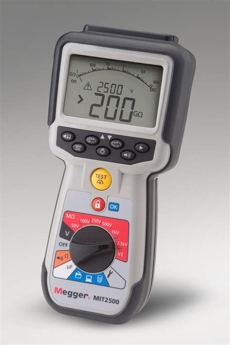 New Handheld Insulation Tester from Megger Is Rated to 2.5 kV