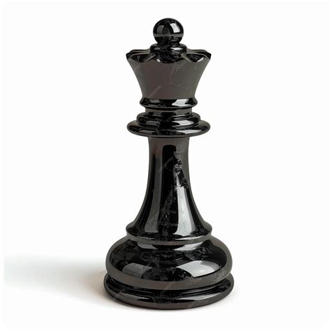 Black chess bishop piece perfectly illuminated | Premium AI-generated image