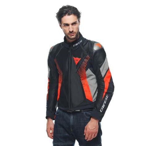 DAINESE SIPER RIDER 2 ABSOLUTESHELL JACKET BLACK/DARK-GULL-GRAY/FLUO-R ...
