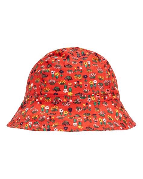 Buy Girls Floral Sunhat - Red Online at Best Price | Mothercare India