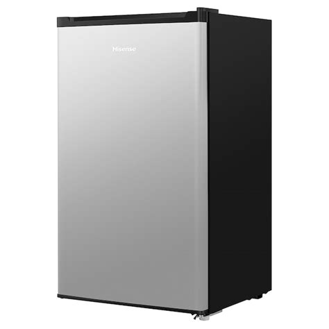 Hisense 3.3-cu ft Mini Fridge (Silver) ENERGY STAR LCR33D6NSE at Lowes.com