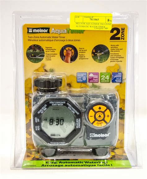 MELNOR AQUATIMER TWO ZONE AUTOMATIC WATER TIMER