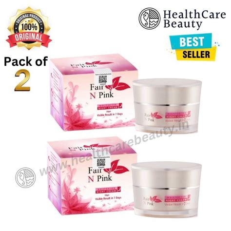 Fair N Pink Moisturiser Face Whitening Night Cream | Skin Whitening Cream