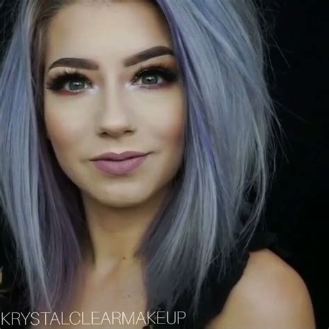 Hair Color Purple Gray