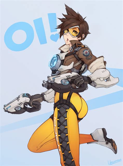Tracer - Overwatch - Mobile Wallpaper by Unsomnus #2037961 - Zerochan ...