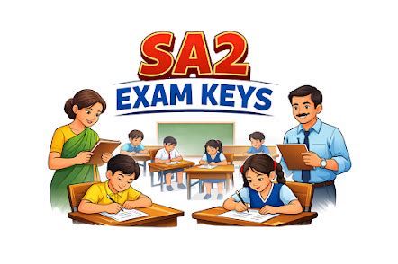 SA2 Exams 2026 Keys for Classes 1 to 8