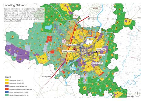 The Making of Odhav: Urbanization & Industrial Extention | CEPT - Portfolio