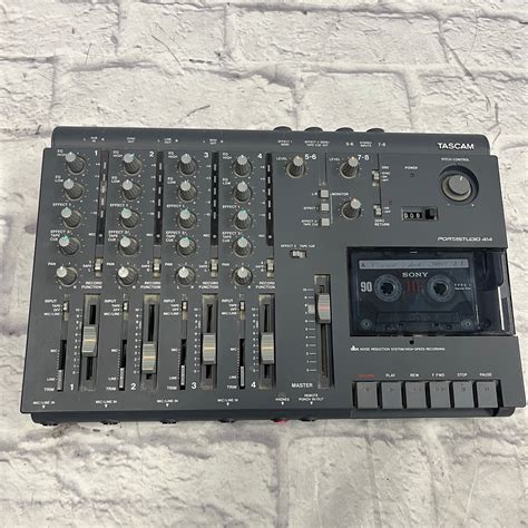 Tascam 414 Portastudio 4-Track Cassette Multitrack Recorder - Evolution ...