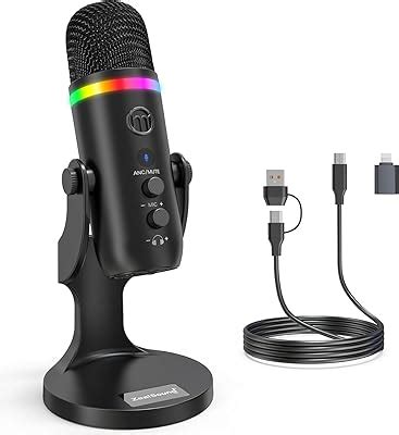 Archer Tech Lab USB Condenser Microphone for PC, Mac, PS5/PS4 Gaming ...