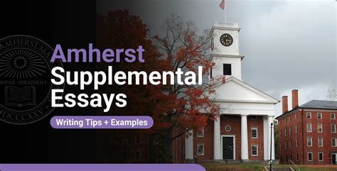 Amherst Supplemental Essays 2025-2026: Writing Tips + Examples ...