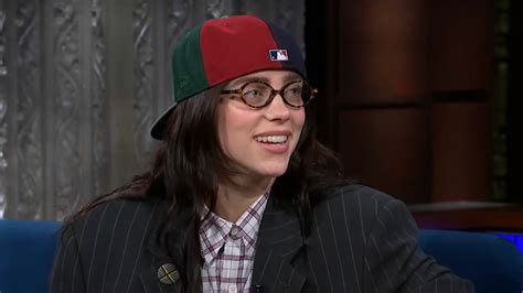 Billie Eilish Answers Stephen Colbert's Quickfire Questions, Throws ...