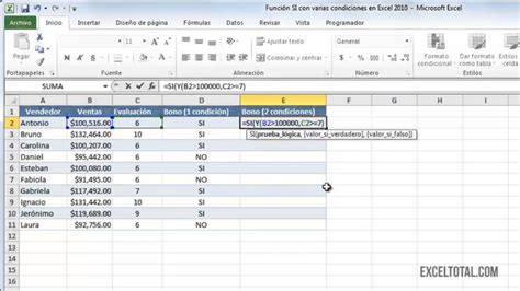 Image result for Excel Total Varias Condiciones