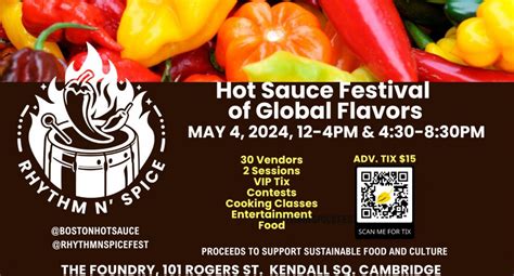 Rhythm N Spice Hot Sauce Fest, The Foundry , Cambridge, 4 May 2024 ...