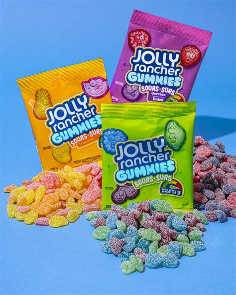 Jolly Rancher Sour Gummies JOLLY RANCHER Gummies Sours Assorted Fruit
