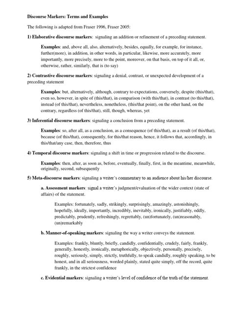 Image result for Sample Paragraph with Discourse Markers