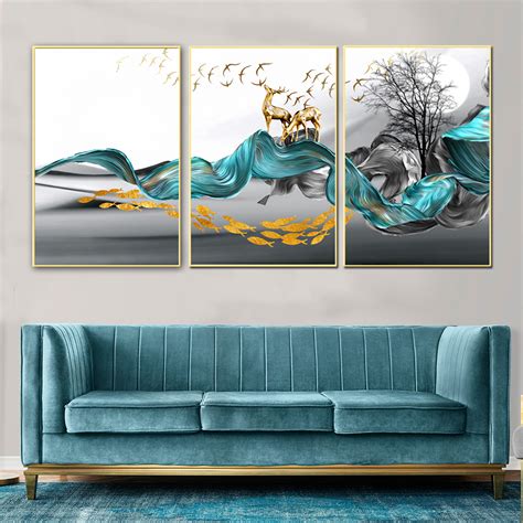 The Wavy Spectrum of Life Framed Canvas Print | Dekor Company