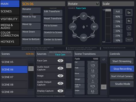 Controller Layout OBS 的图像结果