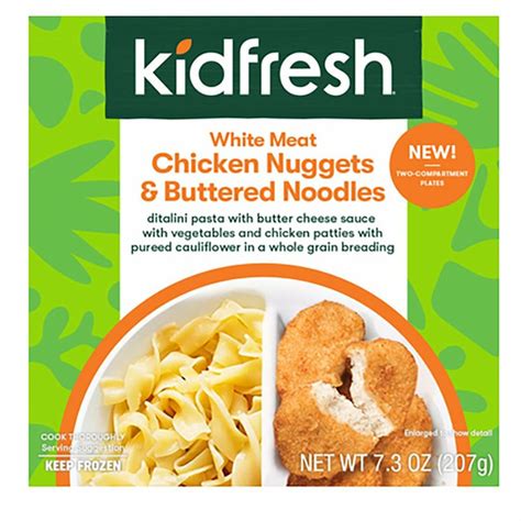 Kidfresh Chicken Nuggets & Buttered Pasta (7.3 oz) Delivery or Pickup ...