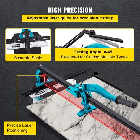 Mophorn Tile Cutter, 48 Inch Manual Tile Cutter, Tile Cutter Tools w ...