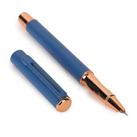 crewtone 20389 Luxury Blue Color Acrylic Fountain pen, Crafted Clip ...