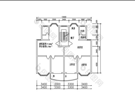 两室一厅房子设计平面图_土巴兔装修效果图
