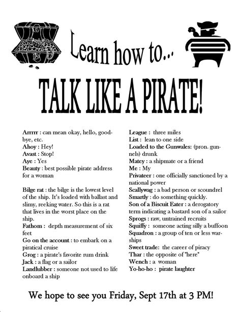 pirate talk | Pirate quotes, Teach like a pirate, Pirates