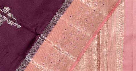 Chiniya Silk Butta Burgundy Saree | Kankatala