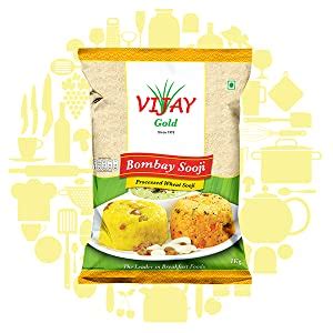 VIJAY Bombay Sooji Suji Rawa - 1Kg (Wheat Sooji) : Amazon.in: Grocery ...