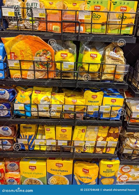 Various Schar Gluten Free Bread Products Editorial Stock Photo - Image ...