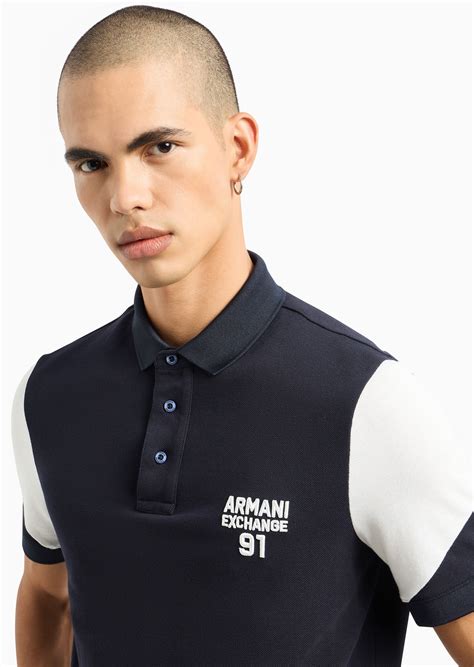 Armani 1991 Crew Neck Regular Fit Polo Tshirt