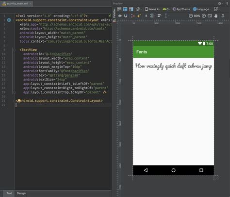 Android Font 的图像结果
