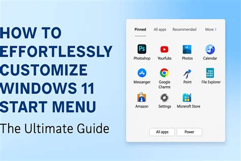 Customize Windows 11 Start Menu 的图像结果