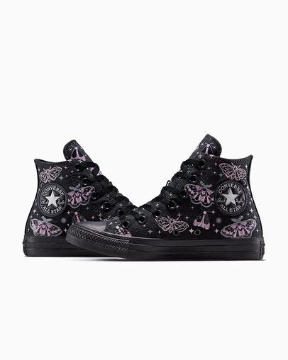 Chuck Taylor All Star Glow In The Dark Moths Women's High Top Shoe ...