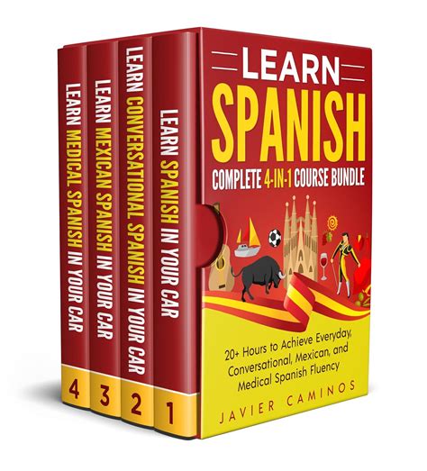 Amazon.com: Learn Spanish: Complete 4-In-1 Course Bundle: 20+ Hours to ...