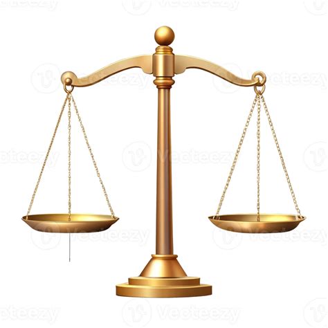 Golden Scales of Justice 49387330 PNG