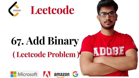Image result for Add Binary Utube YouTube LeetCode Python