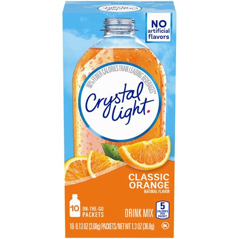 Classic Orange Naturally Flavored Powdered Drink Mix | CRYSTAL LIGHT ...