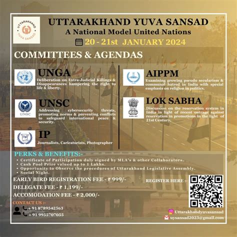 UTTARAKHAND YUVA SANSAD- 2023 (CASH POOL PRIZES WORTH 1.5 LAKH) OFFLINE ...
