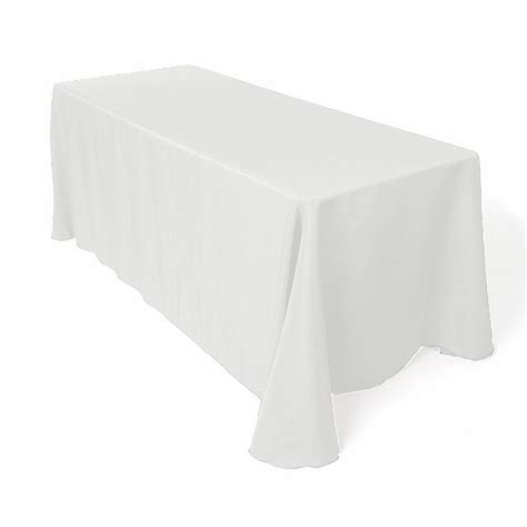 White Tablecloth Rectangle