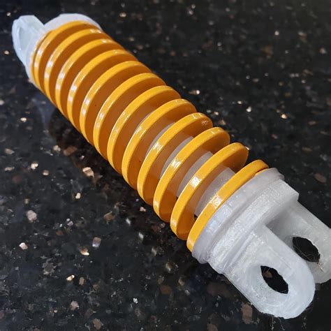 3D printed shock absorber with 80mm x 30mm spring : r/3Dprinting