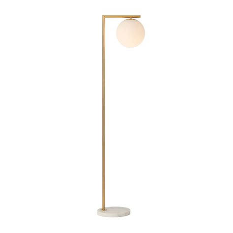 Soma Black and Brass Floor Lamp | The Lighting Centre NZ