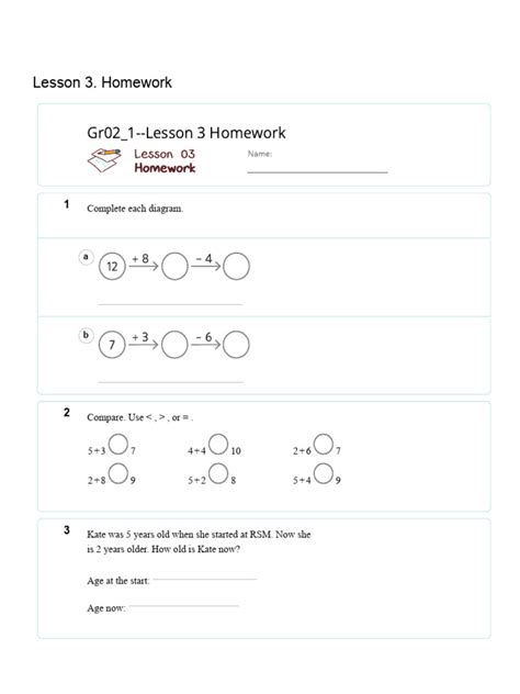 Image result for Lesson 3 Homework 2.3 Grade 2