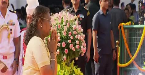 President Murmu pays floral tribute on BR Ambedkar's 135th birth ...