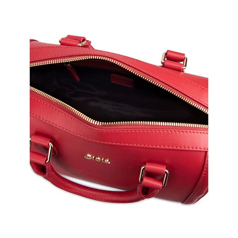 Buy Gioia Audrey Grab Red Hand Bag With Detachable Sling (Set of 2) Online