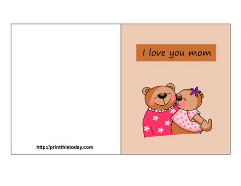 Free Printable Mother's Day Cards