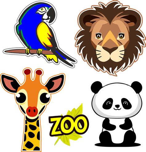 Zoo Animal Clip Art Free at Rachel Fairweather blog