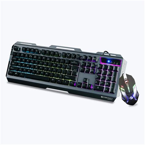 Buy ZEBRONICS Transformer 1 RGB Wired Gaming Keyboard and Mouse Combo ...