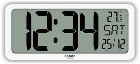 Buy Braun Digital Alarm Clock with Date, Month and Temperature ...