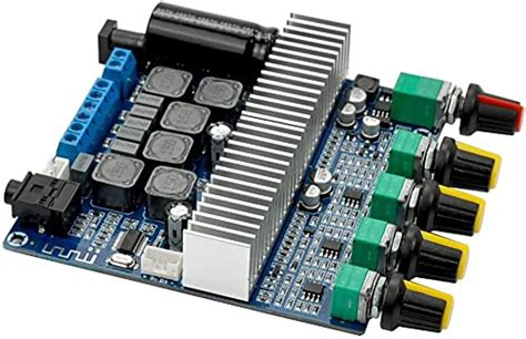 REES52 DC 12V-24V 2.1 Channel TPA3116 Subwoofer Amplifier Board High ...